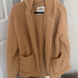 hooded teddy coat